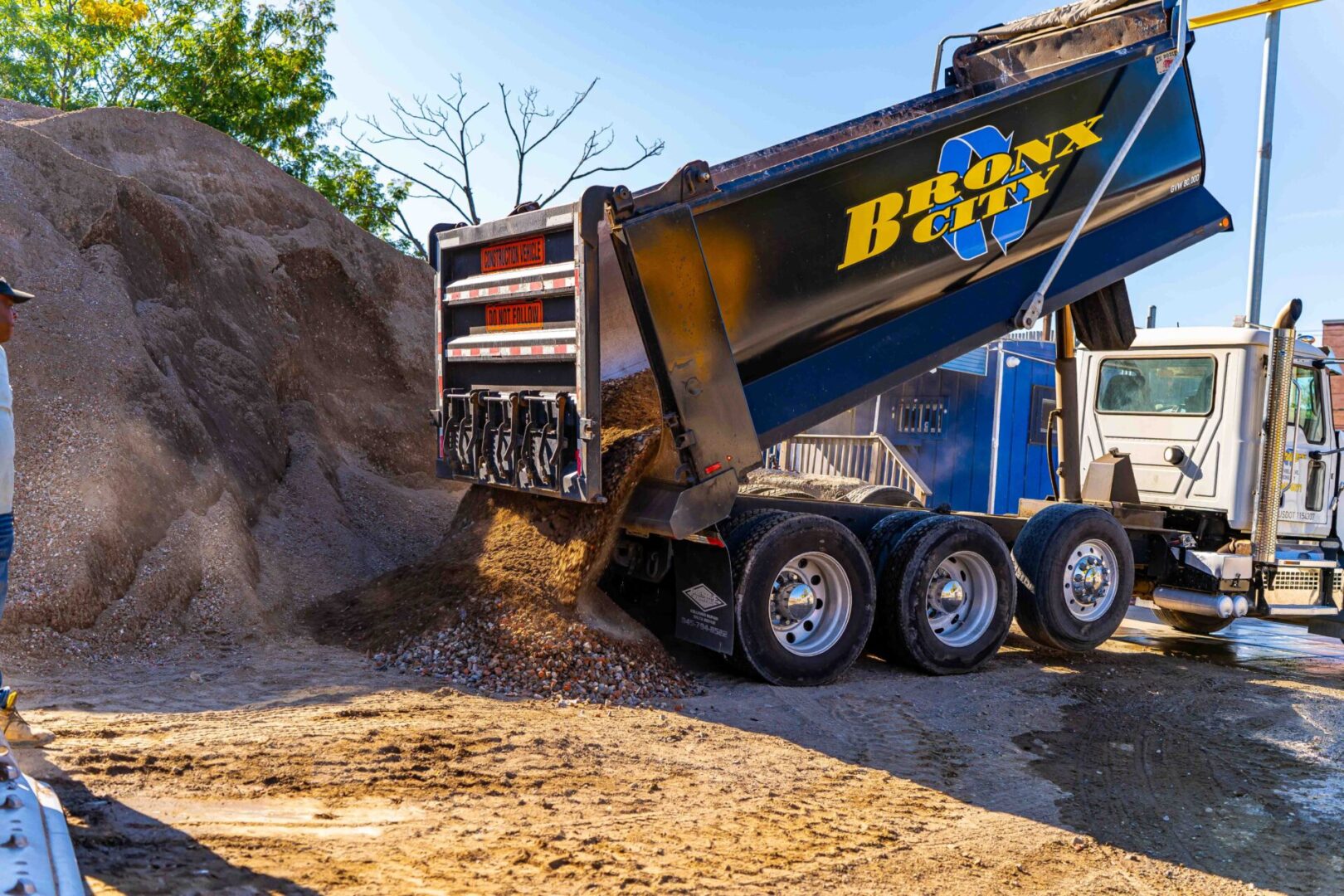 DUMP TRUCK IN ACTION